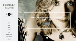 Desktop Screenshot of michellemalone.com